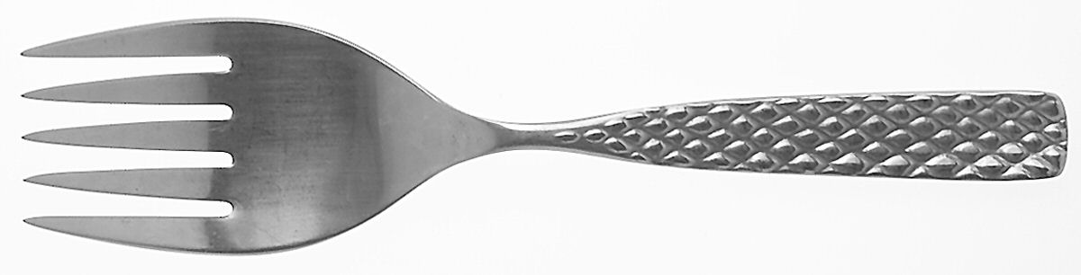 Pebble Beach (Stainless) Medium Solid Cold Meat Serving Fork by Franciscan-1