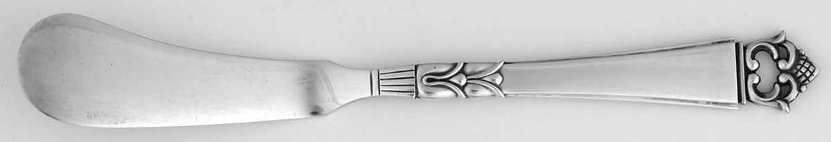 Danish Crown (Sterling) Flat Handle Butter Spreader by Frigast-1
