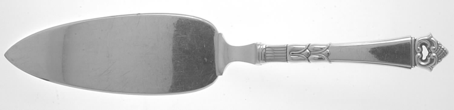 Danish Crown (Sterling) Hollow Handle Pie Server, Sterling Blade by Frigast-1