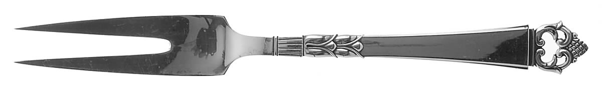 Danish Crown (Sterling) Medium 2-Tine Cold Meat Serving Fork by Frigast-1