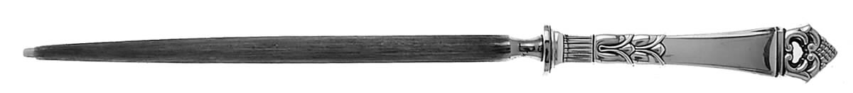 Danish Crown (Sterling) Small Knife Sharpener W/Sterling Guard by Frigast-1
