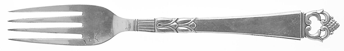 Danish Crown (Sterling) Individual Salad Fork by Frigast-1