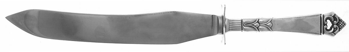 Danish Crown (Sterling) Small Carving Knife W/Sterling Guard by Frigast-1