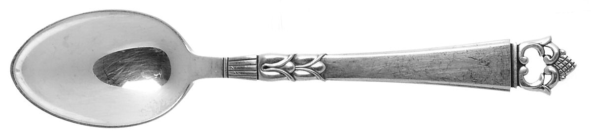 Danish Crown (Sterling) Large Teaspoon by Frigast-1