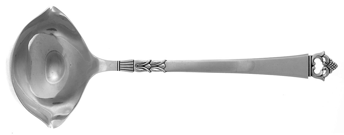 Danish Crown (Sterling) Punch Ladle Solid Piece by Frigast-1
