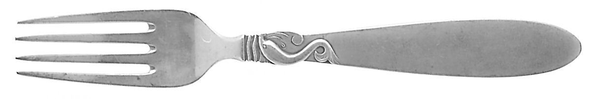 Dolphin (Sterling, No Monograms) Dessert Fork by Frigast-1