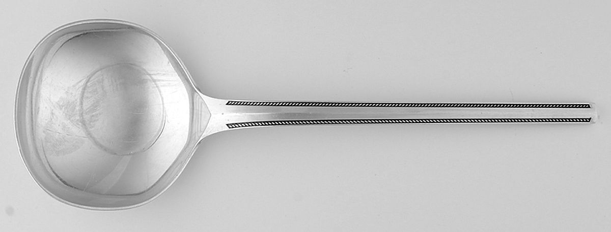 Farina (Silverplate) Solid Smooth Casserole Spoon by Frigast-1