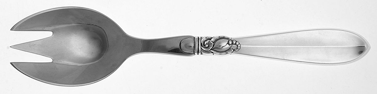 Princess Fuchsia (Sterling) Serving Fork with Stainless Tines by Frigast-1