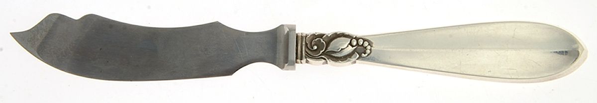 Princess Fuchsia (Sterling) Cheese Knife with Stainless Blade by Frigast-1