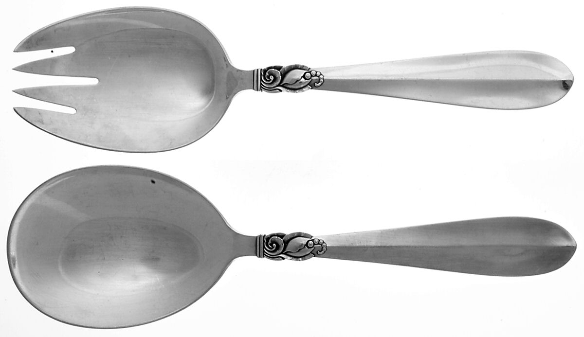 Princess Fuchsia (Sterling) Solid Oversized Serving Salad Set by Frigast-1