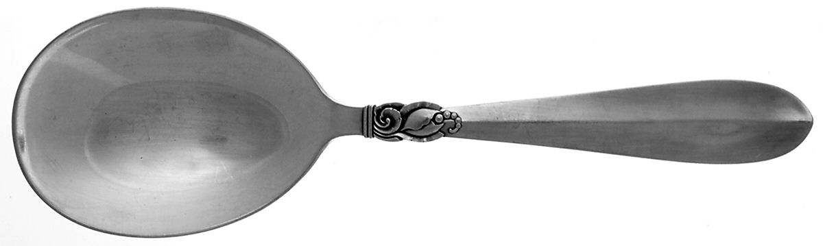 Princess Fuchsia (Sterling) Oversize Solid Salad Serving Spoon by Frigast-1