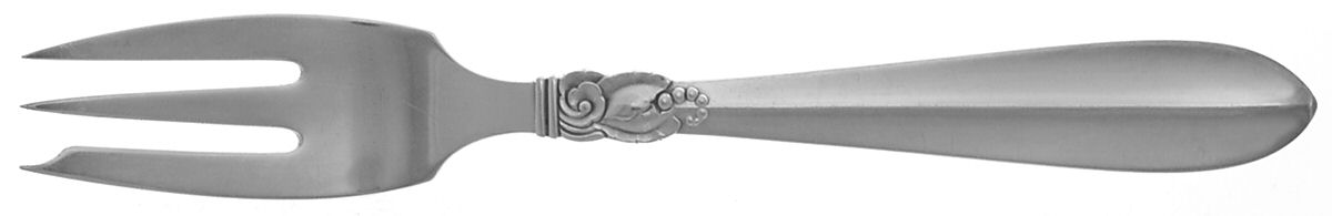 Princess Fuchsia (Sterling) 3-Tine Salad Fork by Frigast-1