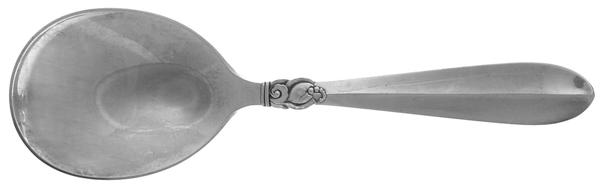 Princess Fuchsia (Sterling) Solid Salad Serving Spoon by Frigast-1