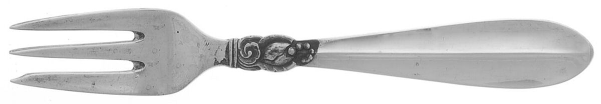 Princess Fuchsia (Sterling) Pastry Fork by Frigast-1