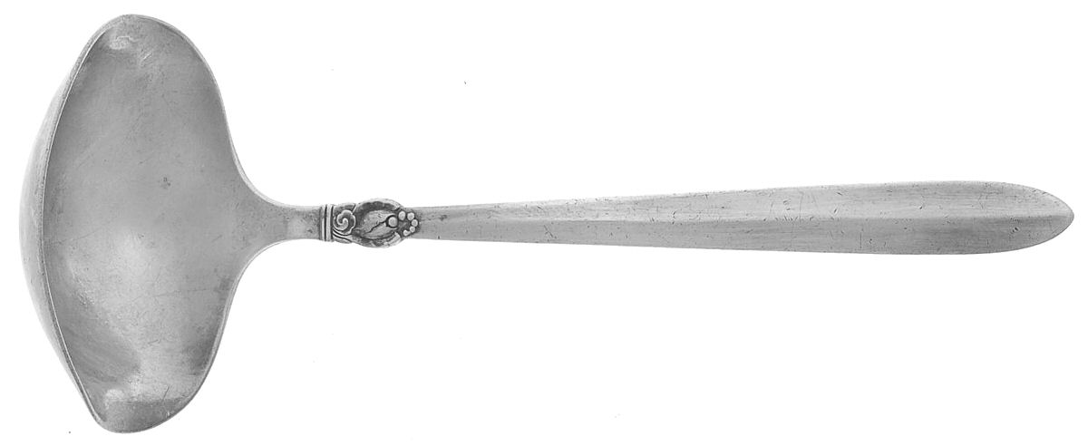 Princess Fuchsia (Sterling) Solid Gravy Ladle by Frigast-1