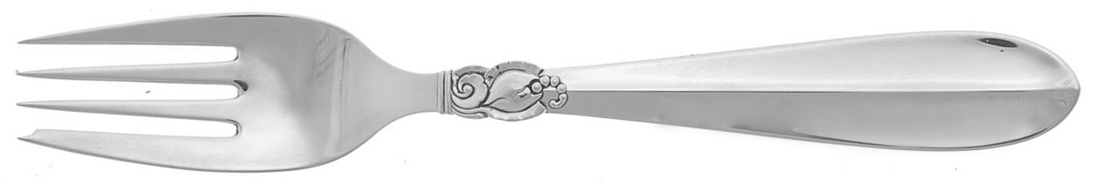 Princess Fuchsia (Sterling) Individual Salad Fork by Frigast-1
