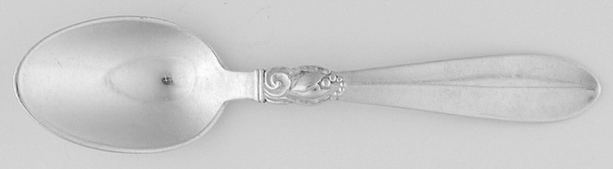 Princess Fuchsia (Sterling) Straight Handle Baby Spoon by Frigast-1