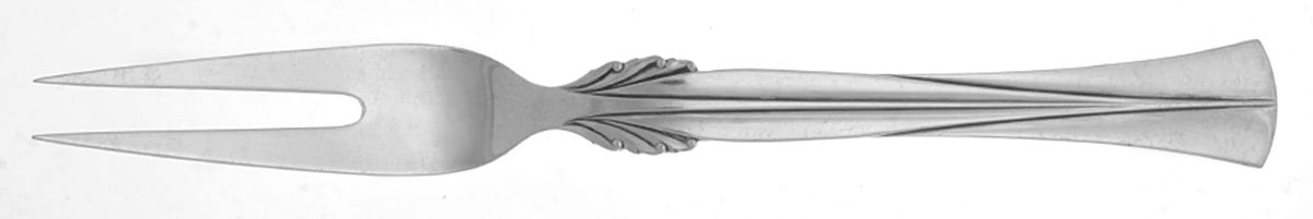 Queen Christina (Sterling) Medium 2-Tine Cold Meat Serving Fork by Frigast-1