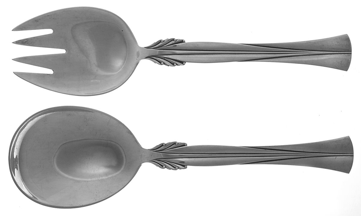 Queen Christina (Sterling) (2 Pc) Solid Salad Set by Frigast-1