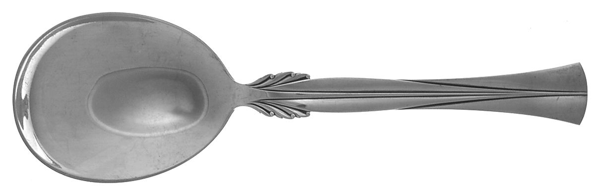 Queen Christina (Sterling) Solid Salad Serving Spoon by Frigast-1