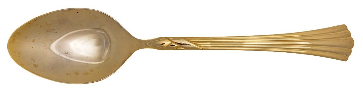 Chambord Gold (Gold Electroplate) Tablespoon (Serving Spoon) by Farberware-1