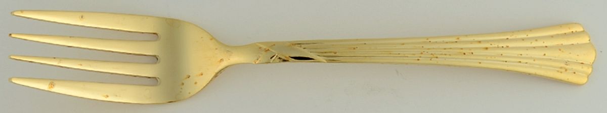 Chambord Gold (Gold Electroplate) Individual Salad Fork by Farberware-1