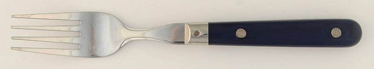 Colours-Navy Blue (Stainless) Individual Salad Fork by Farberware-1