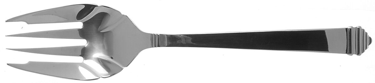 Crown Royale (Stainless) Medium Solid Cold Meat Serving Fork by Farberware-1