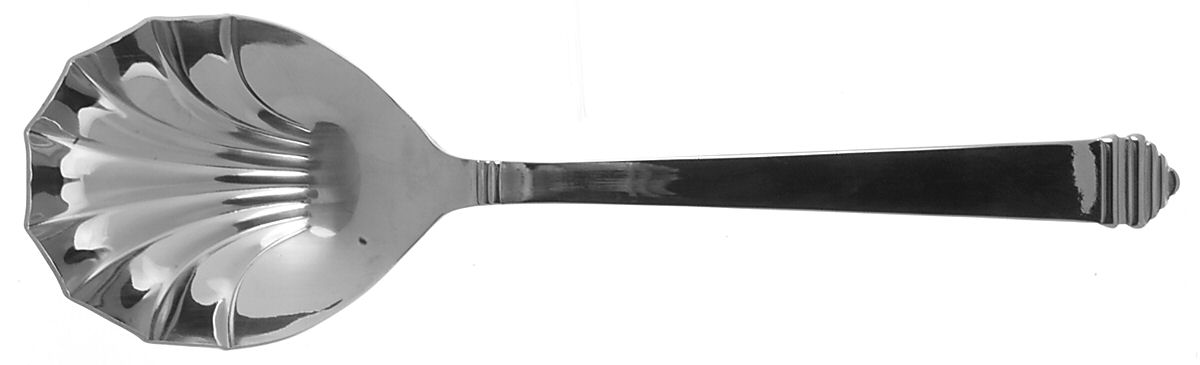 Crown Royale (Stainless) Solid Serving Spoon by Farberware-1