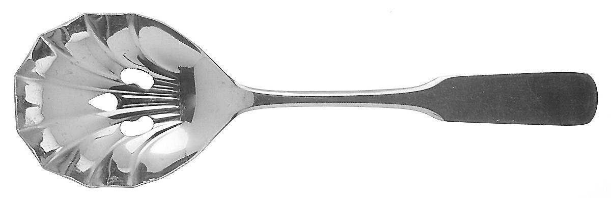 Darien (Stainless) Pierced Solid Serving Spoon by Farberware-1
