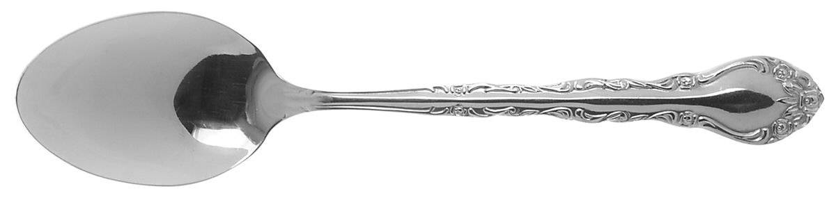 Garden Rose (Stainless) Place/Oval Soup Spoon by Farberware-1