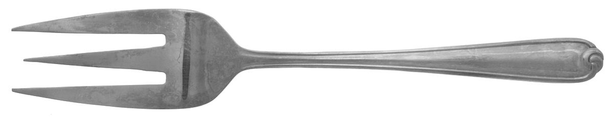 Knot (Stainless, 18-8) Medium Solid Cold Meat Serving Fork by Farberware-1