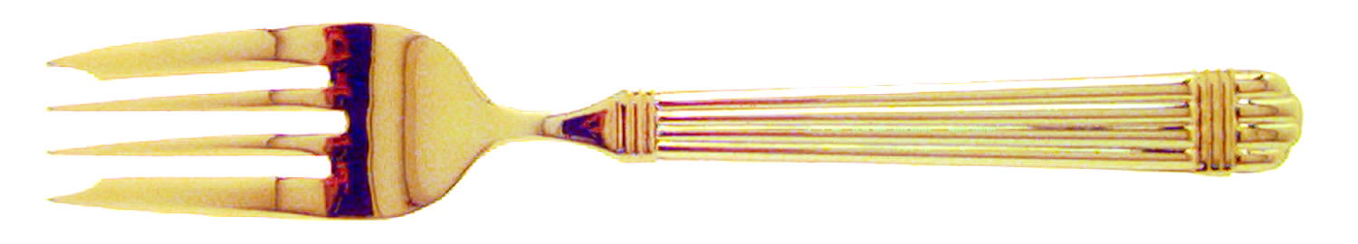 Marissa-Gold (Gold Electroplate) Individual Salad Fork by Farberware-1