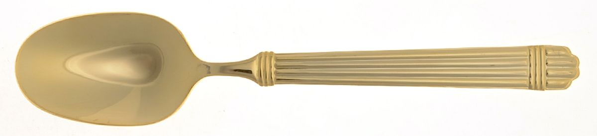 Marissa-Gold (Gold Electroplate) Place/Oval Soup Spoon by Farberware-1