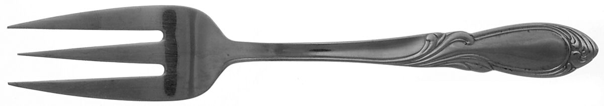 Majestic (Stainless) Large Solid Cold Meat Serving Fork by Farberware-1