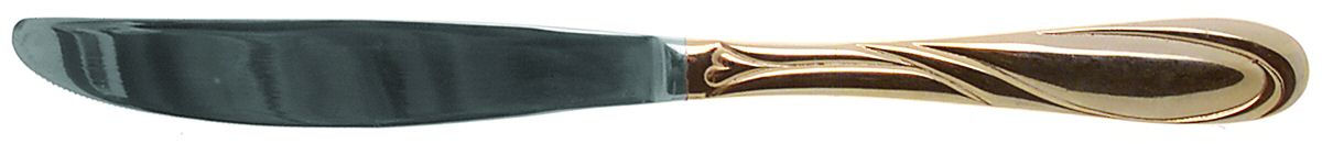 Nicole-Gold (Gold Electroplate) Modern Solid Knife by Farberware-1