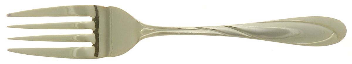 Nicole-Gold (Gold Electroplate) Individual Salad Fork by Farberware-1
