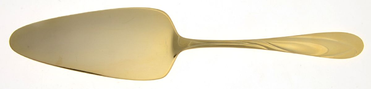 Nicole-Gold (Gold Electroplate) All Stainless Pie Server by Farberware-1