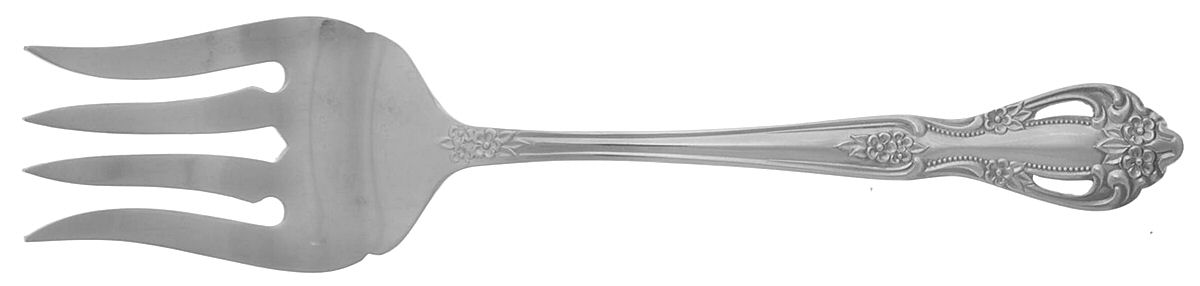 Regal (Stainless) Medium Solid Cold Meat Serving Fork by Farberware-1