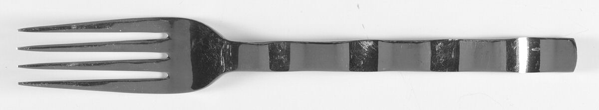 Rollercoaster (Stainless) Solid Serving Fork by Farberware-1