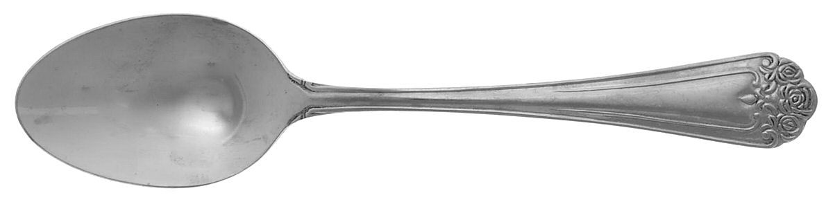 Rosebud (Stainless) Place/Oval Soup Spoon by Farberware-1