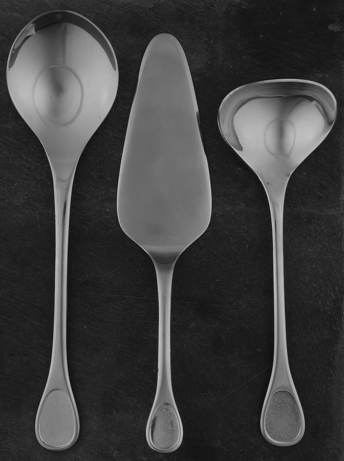 Happy Day-Plain (Stainless) 3 Piece Completer Set by Furst Furosil-1