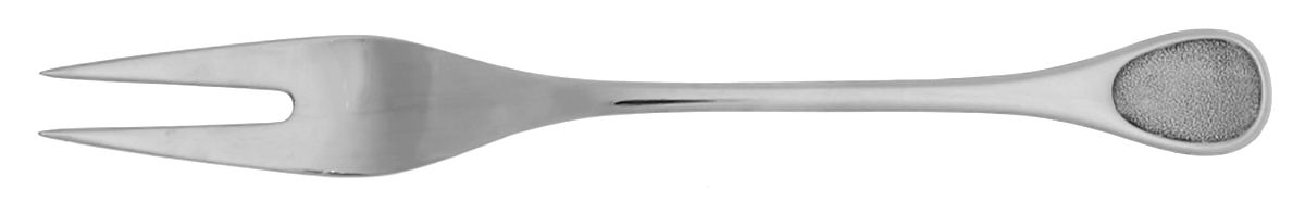 Happy Day-Plain (Stainless) Small Solid Cold Meat Serving Fork by Furst Furosil-1
