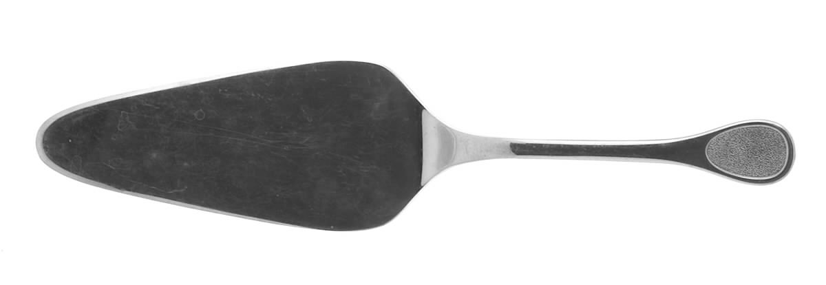 Happy Day-Plain (Stainless) All Stainless Pie Server by Furst Furosil-1