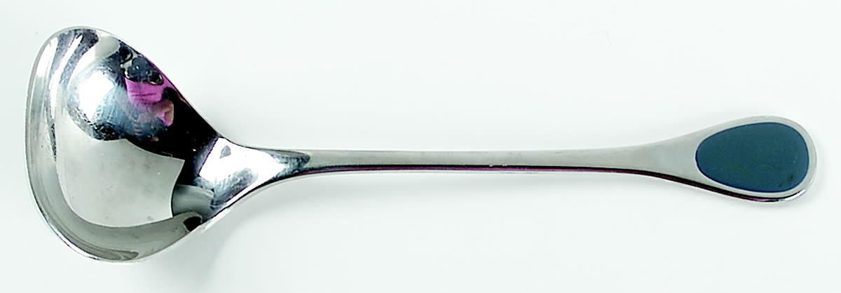 Happy Day-Blue (Stainless) Solid Gravy Ladle by Furst Furosil-1
