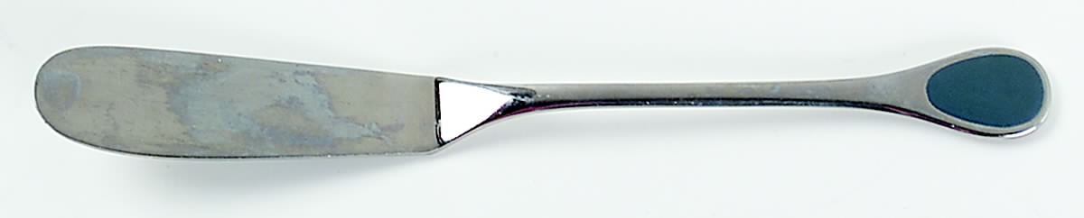 Happy Day-Blue (Stainless) Flat Handle Master Butter Knife by Furst Furosil-1