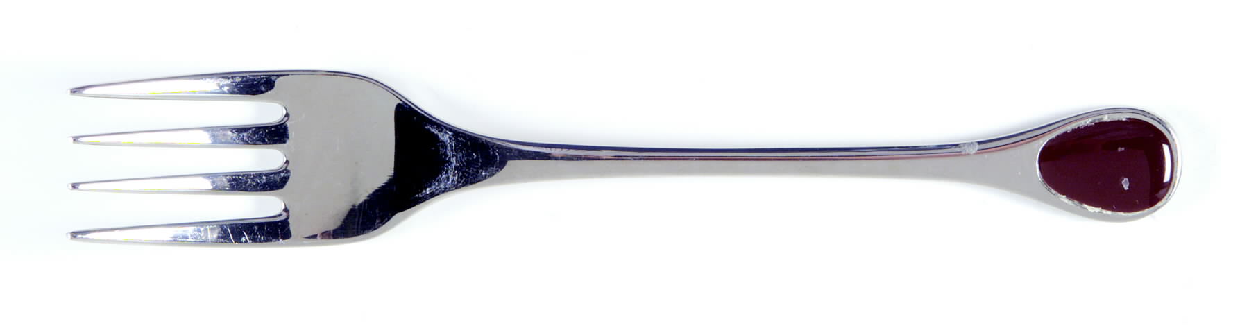 Happy Day-Brown (Stainless) Individual Salad Fork by Furst Furosil-1