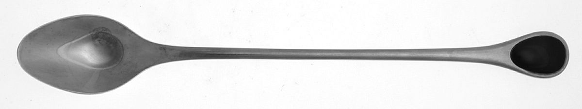 Happy Day-Black (Stainless) Iced Tea Spoon by Furst Furosil-1
