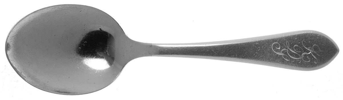 Adams (Sterling, 1944) Straight Handle Baby Spoon by Frank Whiting-1