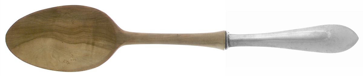 Adams (Sterling, 1944) Salad Serving Spoon Wooden Bowl by Frank Whiting-1